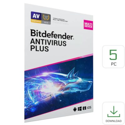 BitDefender Antivirus Plus 5 Pc 1 Año