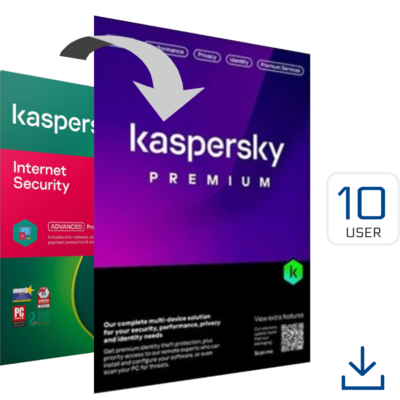 Kaspersky Premium Security 2024 10 User 1 Año